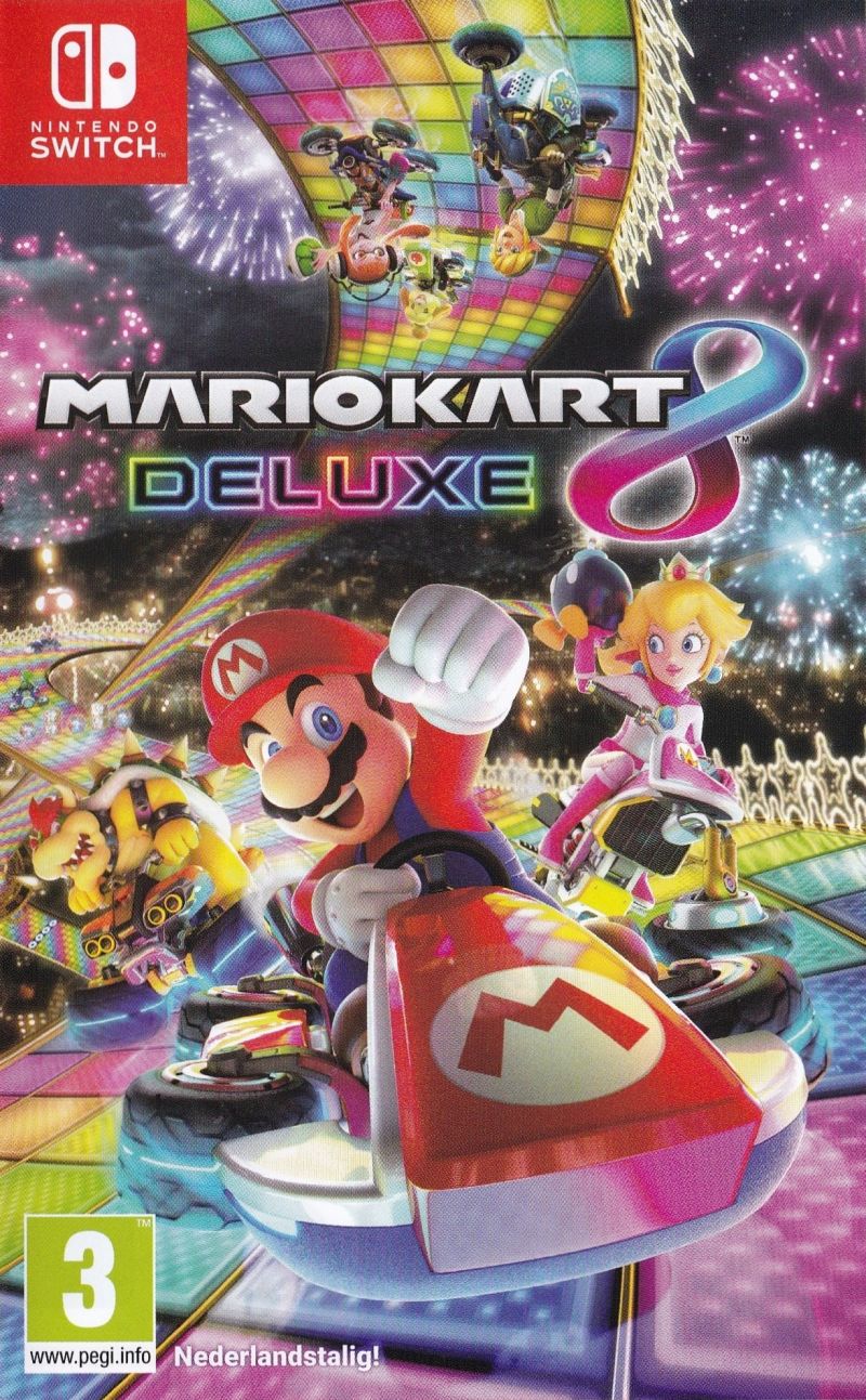 Mario Kart 8 Deluxe box cover (2017)